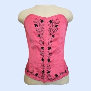Vintage Charlotte Russe Pink Princess Corset